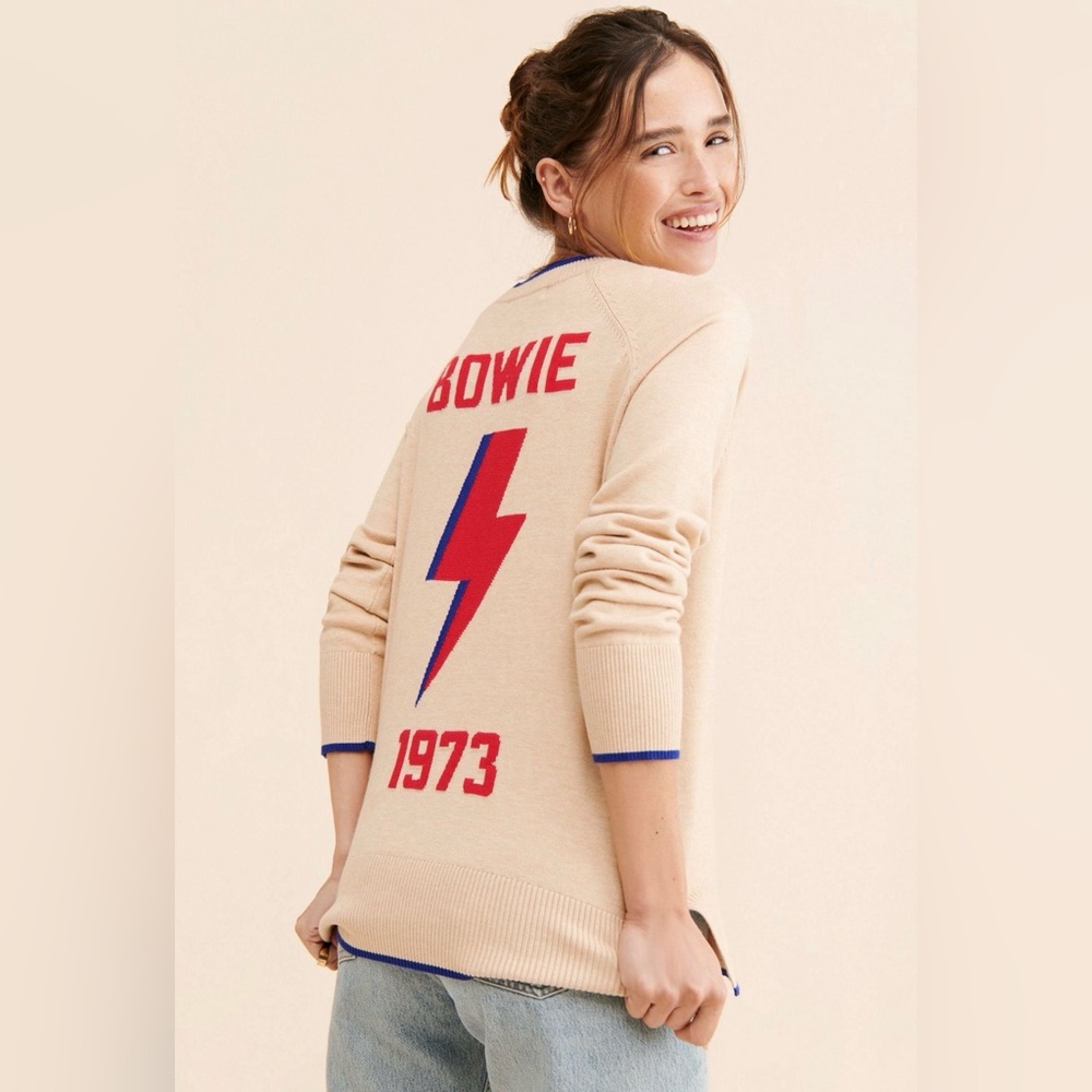 Anthropologie Letluv Bowie 1973 Sweater XS